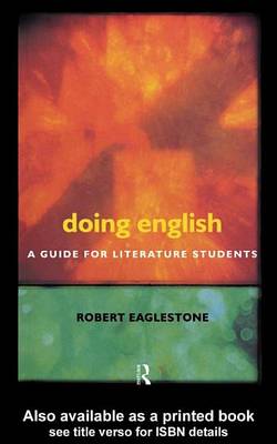 Book cover for Doing English: A Guide for Literature Students