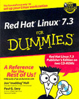 Book cover for Red Hat Linux 7.3 for Dummies