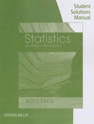 Cover of Student Solutions Manual for Peck's Statistics