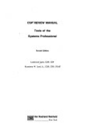 Cover of Communicating Sequential Processes Review Manual