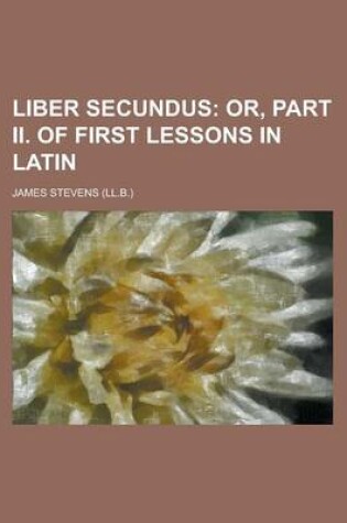 Cover of Liber Secundus