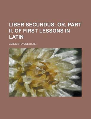 Book cover for Liber Secundus