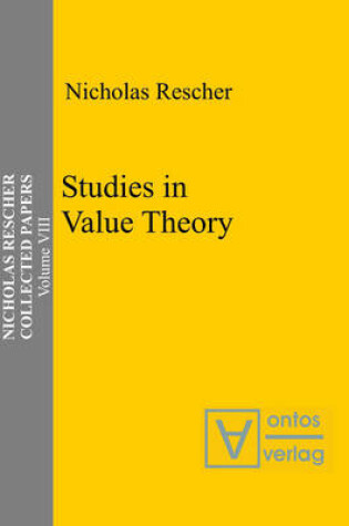 Cover of Studies in Value Theory