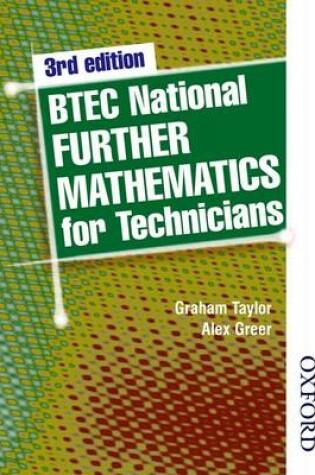 Cover of BTEC National Further Mathematics for Technicians