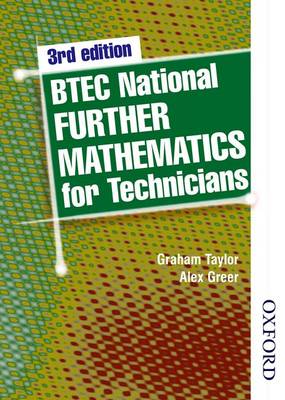 Book cover for BTEC National Further Mathematics for Technicians