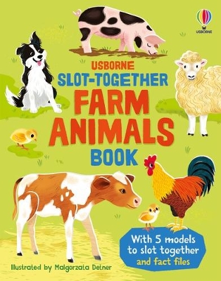 Cover of Slot-together Farm Animals Book