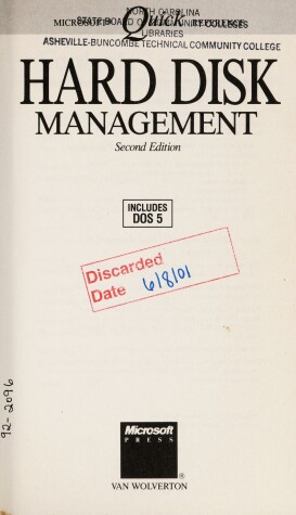 Cover of Hard Disc Management