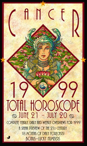 Book cover for Total Horoscope 1999: Cancer