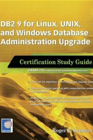 Cover of DB2 9 for Linux, UNIX, and Windows Database Administration Upgrade