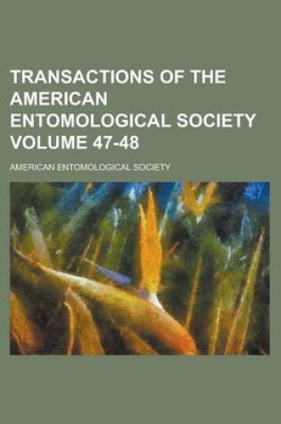 Cover of Transactions of the American Entomological Society (V. 42 1916)