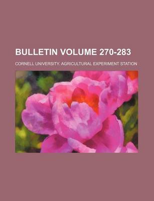 Book cover for Bulletin Volume 270-283