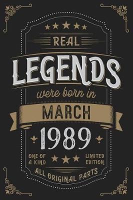 Book cover for Real Legendes were born in March 1989