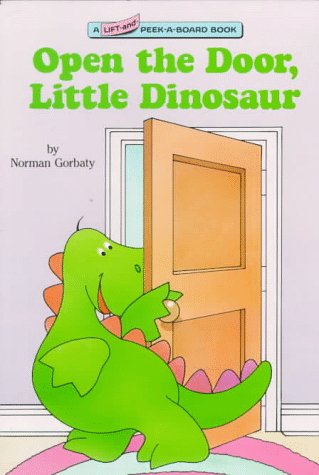Book cover for Open the Door Little Dinosaur