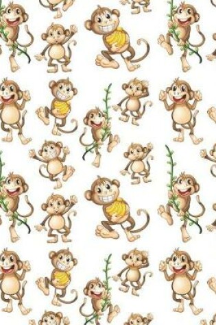 Cover of Happy Monkeys Blank Lined Notebook