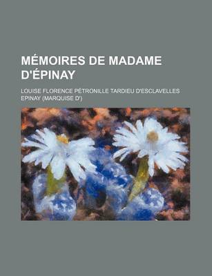 Book cover for Memoires de Madame D'Epinay (2)