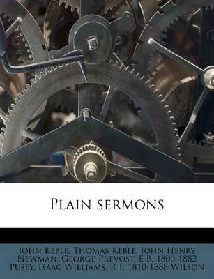 Book cover for Plain Sermons