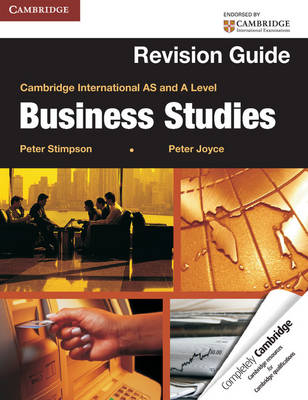 Book cover for Cambridge International AS and A Level Business Studies Revision Guide