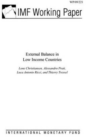 Cover of External Balance in Low Income Countries