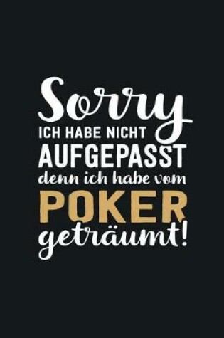 Cover of Ich habe vom Poker getraumt