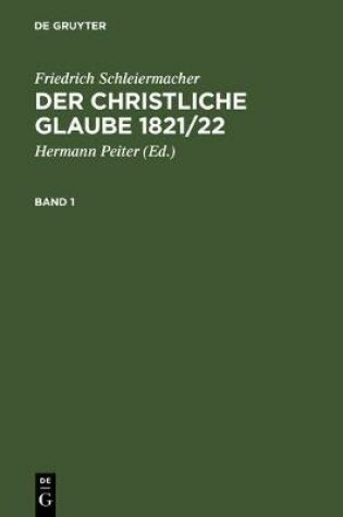Cover of Der Christliche Glaube 1821/22