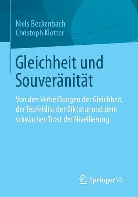 Cover of Gleichheit Und Souveranitat