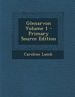 Book cover for Glenarvon Volume 1