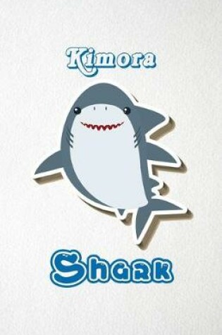 Cover of Kimora Shark A5 Lined Notebook 110 Pages