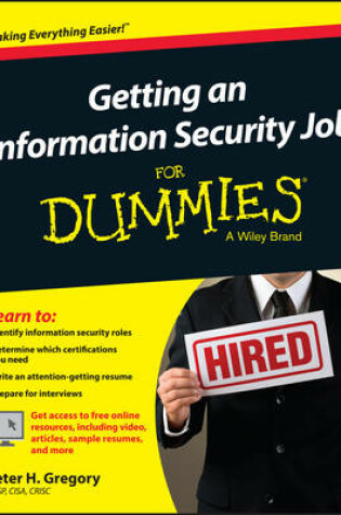 Cover of Getting an Information Security Job For Dummies