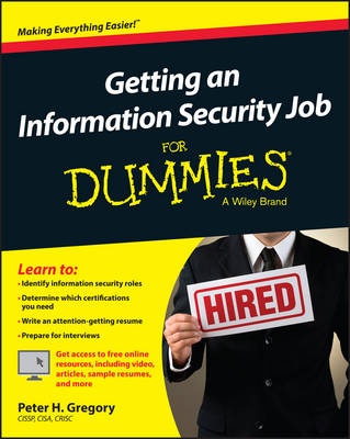 Book cover for Getting an Information Security Job For Dummies