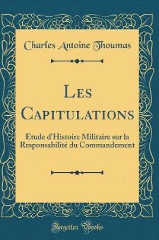 Cover of Les Capitulations