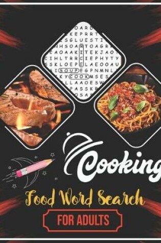 Cover of Cooking Food Word Search For Adults