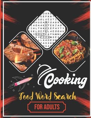 Book cover for Cooking Food Word Search For Adults