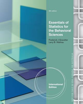 Cover of Essentials of Statistics for the Behavioral Sciences