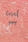 Book cover for Coral Grunge Composition Notebook