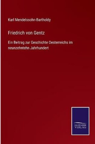 Cover of Friedrich von Gentz