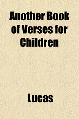 Book cover for Another Book of Verses for Children