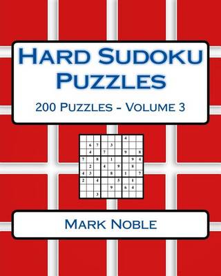 Book cover for Hard Sudoku Puzzles Volume 3