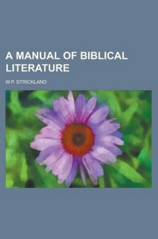 Cover of A Manual of Biblical Literature