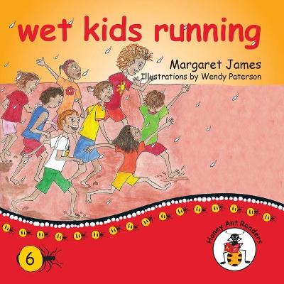 Book cover for wet kids running