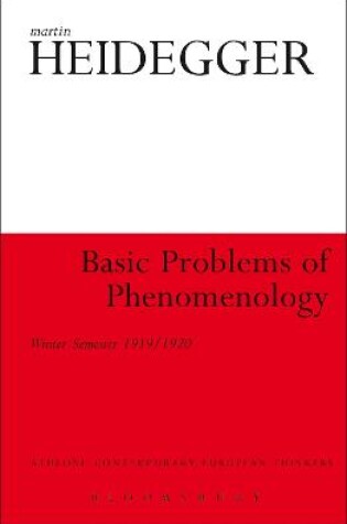 Cover of Basic Problems of Phenomenology