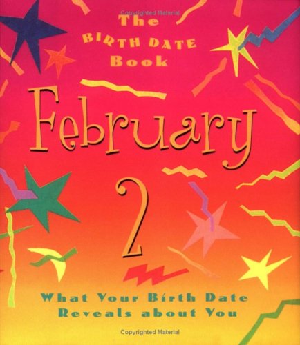 Book cover for The Birth Date Book February 2