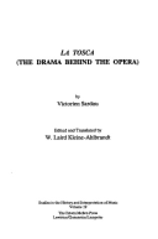 Cover of "Tosca"