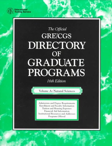 Book cover for The Official Gre/CGS Directory of Graduate Programs