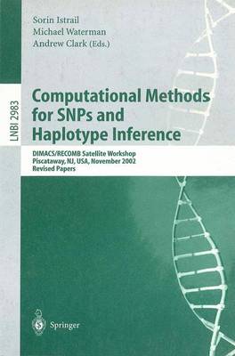 Book cover for Computational Methods for Snps and Haplotype Inference