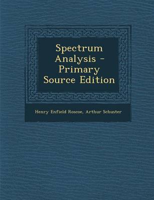 Book cover for Spectrum Analysis - Primary Source Edition