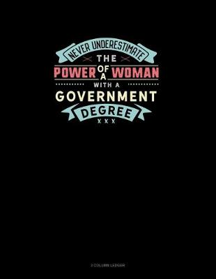 Book cover for Never Underestimate The Power Of A Woman With A Government Degree
