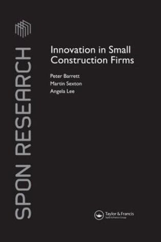 Cover of Innovation in Small Construction Firms