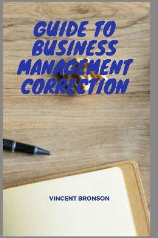 Cover of Guide to Business Management Correction