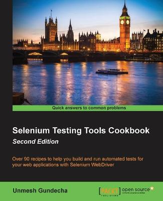 Book cover for Selenium Testing Tools Cookbook -