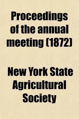 Book cover for Proceedings of the Annual Meeting Volume 30